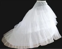 Vit Bröllop Tillbehör Mermaid Bridal Petticoats Slip 1 Hoop Bone Girls Crinoline Underkirts för Bröllop Brudklänningar