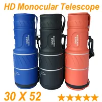 2021 Hot Dual Focus HD Telescopio monoculare Green Lens Green Film Lens 30x52 Spotting da viaggio Scope Zoom Monoculari Telescopi Dispositivo esterno Nuovo 3 colori