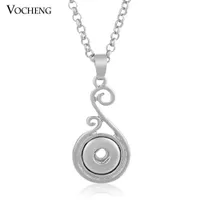 Vocheng Small NOOSA 12mm Small Chunk Snap Noosa Necklace Pendant DIY Nosa Jewelry Fashion with Stainless Steel Chain NN-018