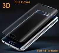 갤럭시 S8 노트 8 플러스 S7 S6 가장자리 풀 커버 곡선 3D 전면 화면 보호기 부드러운 PET TPU 투명 필름 커버