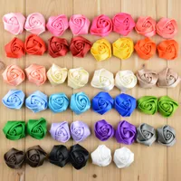 1.5&quot; Ribbon Rose Flowers Baby hair accessories Children&#039;s headband Baby Girl&#039;s Flower Without Clip Kids Clothing accessories