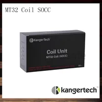 Kanger Single Coils Wick Dipper Socc Organic Cotton Kangertech Coil Unit MT32 spoel Bijgewerkte Japanse organische katoen