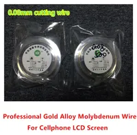 Высокое качество Новый 0.08 мм золото молибденовая проволока линия резки/проволока для Iphone 4/4s/5 6 6S Samsung S4/S3 стекло сепаратор восстановить ремонт машины