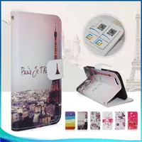 Malowany Wzór Wallet Case Dla LG Aristo 2 Metropcs dla ZTE Avid 4 Metropcs Tempo x N9137 Case Flip PU Ober Phone Cover