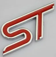 Car St Mark List Emblem Badge Logo Naklejki dla Forda Focus Fiesta Mondeo Fusion