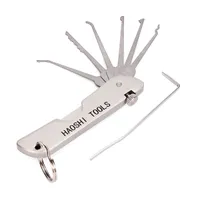 Najwyższa jakość Haoshi Jackknife 6 Hak Picks 6-in-1 Dokument domowych Set Professional Locksmith Tool Pudełko