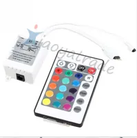 Good Quality LED IR Controller 12V 6A 24 Keys IR Remote Controllers for 3528 5050 RGB LED Strip Lights with tracking number