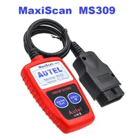 Инструмент авто сканер OBD2 диагностический инструмент maxiscan MS309 может читатель кода OBDII с экрана MS309 сканер быстрая доставка