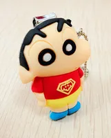 Gros-Nouveauté 3D Silicone Superman Shin-chan Nail Clipper Cartoon inoxydable Steel Toe Nail Outils Finger Trimmer