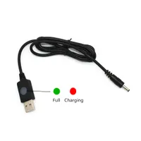 KC Fire High Quality 4.2V USB Charger Cable Line with LED Indicator for LED Headlamp Headlight Flashlight Torch Lamp 3PCS/Lot