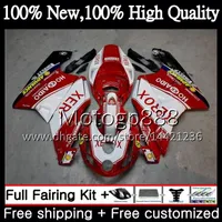 Motorcypge kropp för Ducati 749s 999s 749 Röd vit 999 03 04 Bodywork 16PG6 749 999 S 03-04 749R 999R 2003 2004 Fairing Bodywork Red Kit