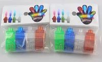 2015 Aydınlatma parmak LED ışık lazer parmak ışın parmak yüzük lazer ışıkları opp torba ile 4 renkler