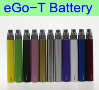 10 pz / lotto eGo-t batteria eGo 650mah 900mah 1100 mah batterie sigarette elettroniche 510 thread per CE3 CE4 atomizzatore MT3 protank H2