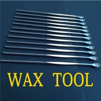 2018 gr2 Titanium dabber vax dabber verktyg vaxförstörare rostfritt stål dab verktyg titan nagel dabber verktyg atomizer silikon