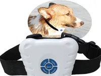 Darmowa Wysyłka 300 sztuk / Paczka OPP Torba Regulowany Stretch / ultradźwiękowy Anti Kora Kora Przerwa Kontrolka Barking Dog Collar