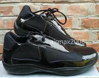 Brand New Mens Casual Komfort Schuhe Fashion Trending Schuhe für Mann American Cup Lackleder mit Mesh atmungsaktive Schuhe Größe 39-46