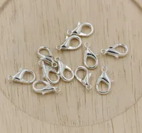 500pcs 10 12 14 16 mm Crochets de homard en alliage alliage Tlans de connecteur pour bijoux Bracelet Bracelet Boucrures d'oreilles DIY Supplies