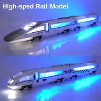000166 - Ücretsiz Kargo 4 Seçimler Kalite Alaşım Tren Model Oyuncak Diecasts Oyuncak Araçlar Çocuklar Model Oyuncak Gerçek Yüksek Hızlı Demiryolu Oyuncak