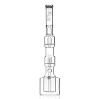 Hisi Glass 22 -дюймовый кальян тройной гейзер Perc с дренажной крышкой бонги водяные трубы 18 мм женские суставы