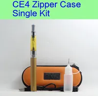 CE4 eGo Starter Kit Electronic Cigarette Zipper Case Single Kit 650mah 900mah 1100mah ego battery and ce4 atomizer