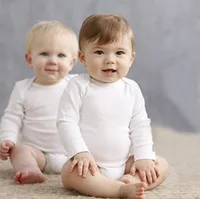 Baby Boys Girls Pagliaccetto Body Suit Neonato Manica lunga Pagliaccetto Onesies 100% Abbigliamento in cotone Set di abbigliamento Triangolo Full Tables Disponibile