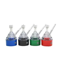 Wholesale Electric Glass Smoking Pipe Shisha Hookah Mouth Tips Cleaner Tobacco Smoking Pipes Snuff Snorter Vaporizer
