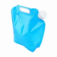 5L/10L Outdoor Foldable Folding Collapsible Drinking Water Bag Car Water Carrier Container for Outdoor Camping Hiking Picnic BBQ