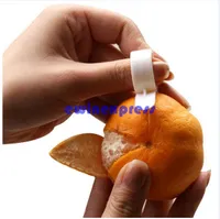New 100pcs/lot Creative Plastic Orange Lemon Citrus Peelers Easy Slicer Cutter Skin Remover kitchen gadget tools