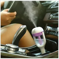 Luft arom bil diffusor bil luftfuktare renare essentiell dimma tillverkare parfym 12v 1,5w 4 färger 50ml