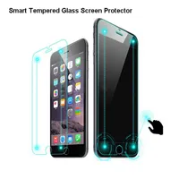 Cell Phone Screen Protectors Smart Dual Touch Tempered HD Glass Screen Protector 0.2mm 9h 2,5d för iPhone 6 iPhone6 ​​Plus med Retail Box