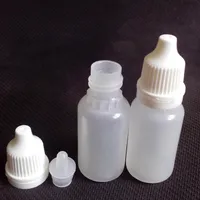 10ml Esvazie frasco conta-gotas com Tamper Caps evidentes 5ml frascos de HDPE de plástico Eye Dropper Bottle E Agulha líquido 2500pcs / lot frete grátis