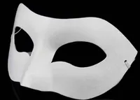 Hot Selling Diy Zorro Papper Mask Blank Match Mask För Skolor Graduation Celebration Novelty Halloween Party Masquerade Mask 20pcs