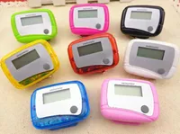 Ficka LCD-pedometer Mini Singelfunktion Pedometer Stegräknare Hälsa Använd motverka jogging