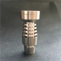 Free Shipping T-003 Domeless Titanium Nail for both 14.5mm and 18.8mm Smoking Water Pipes Glass Bong