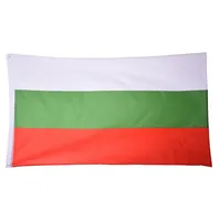 Болгария флаг, Односторонний 90% Bleed цифровой печати, Poleyster Ткань Открытый Закрытый Флаги рекламные баннеры, Бесплатная доставка
