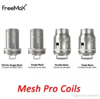 Oryginalny Freemax Mesh Pro Wymiana SS316L Single Dual / Double Triple Quad Mesh Cewki Core Head Core Korpienia Przewodowa do Atomizera Mesh Pro