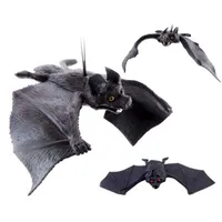Halloween-emulatie Bat Hanger Decoratie Opknoping Bats Haunted House Bar Feest leverancier Home Garden Tree Decor Funny Toys