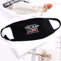 US-Aktien TRUMP Print Cotton Designer-Gesichtsmasken für Sommer-amerikanische Flagge Mode Trump Druck Mundmaske Radfahren Sport Staubdichtes Masken