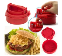 Manuel Hamburger Formları Basın Burger köftesi makinesi Basın Chef Köfteler Doldurulmuş Hamburger Kalıp Izgara Mutfak Aletleri alet naruto