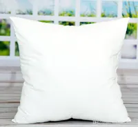 45 * 45cm Sublimation Square Pillowcases DIY Blank PillowCase Pillow Cover för värmeöverföring Soffa Pillow Case Blank vit kasta kudde A07