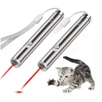 애완 동물 고양이 장난감 밝은 애니메이션 마우스 레이저 포인터 펜 고양이 액세서리와 LED 레이저 포인터 라이트 펜