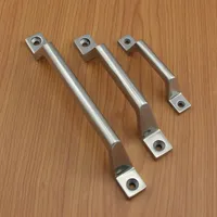one pcs solid Stainless steel bow door handle industrial cabinet heavy equipment knob chassis toolbox pull hardware