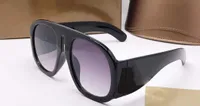 De lujo de los hombres y mujeres de la marca gafas de sol de moda Oval Gafas de sol del marco de protección UV Revestimiento de la lente sin marco plateado con la caja Caso