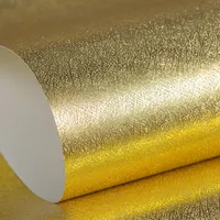 Moderne glitter behang rollen gouden folie muur papier licht reflectie zilveren muur papers voor woonkamer papel de parede