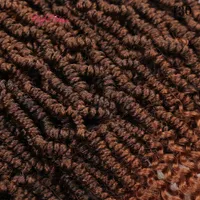 Para Pasión Twist Water Wave Ganchillo Extensiones de cabello Dreads Locs Locas Syntheth Hair Weave 14inch Crochet Passion Twist Weave Weave