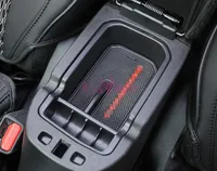 Para Jeep Bússola 2017 2018 Console Central Armrest Luva Caixa De Armazenamento Recipiente Organizador Bandeja Car Styling Accessor