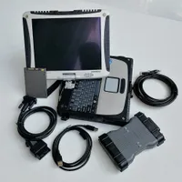 Full set Auto Diagnostic Tool MB Star sd c6 X-entry DOIP with used laptop CF19 Diagnosis Multiplexer Soft-ware V06.2022