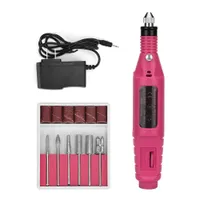 Nail Manicure Machine Fräsning Electric Polishing Drill Care Art Pen Apparate Gentle Professional Kits Pedicure File