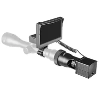 Lampe de poche infrarouge Wolf feu 5 pouces LCD Vision nocturne extérieure Chasse Vue Optique tactique Riflescope Caméras Portée
