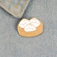 Cartoon Brötchen Emaille Pins Broschen Für Frauen Niedlichen Dampfer Abzeichen Kitchen Supplies Revers Pin Kleidung Rucksack Modeschmuck Geschenk für Mädchen